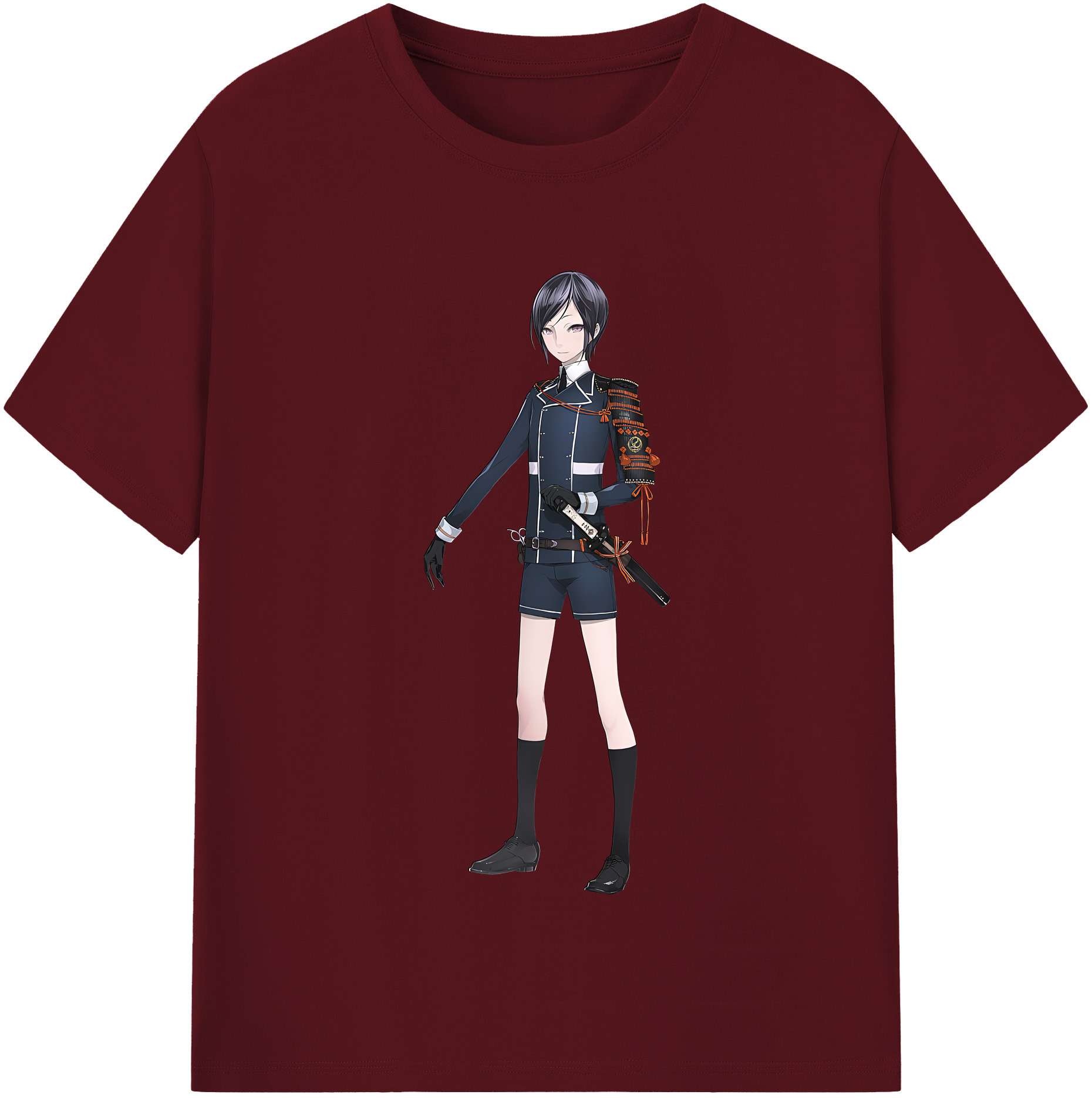 （画像用） 刀剣乱舞 Touken Ranbu 綿100％半袖Tシャツ（フロントプリント）